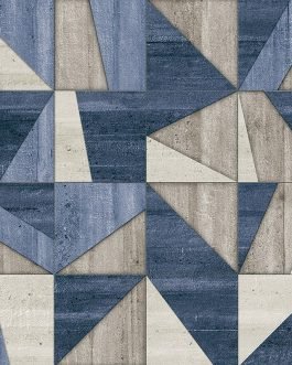 Piso Geometric Blue Unigres HD 54580